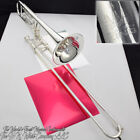 1972 Vintage King 3b Concert Trombone With F Attachment Silver Plate