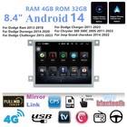 Car Multimedia Player Head Unit 4 32g Fit For Chrysler 300 300c 300s 2011-2023