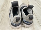 Boys Youth 4 Adidas Sneakers Shoes Gray Running Gym Big Kid Athletic Slip On