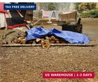 Grizzly Tarps 8  X 10  Large Multi-purpose Waterproof Heavy Duty Poly Tarp With