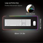 Large Mouse Pad Black Texture Big Computer Gaming Mousepad Rubber Desk Mat