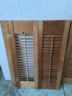 Wood Interior Louver Plantation Window Shutters 25 1 4    Tall X 18 3 4    Wide 