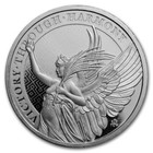 2021 St  Helena Queen s Virtues Victory 1 Oz Silver   1 Coin In Capsule