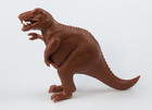 Toy Street Marx Pot Belly Tyrannosaurus Dinosaur Brown Plastic Prehistoric