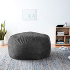Sofa Sack Bean Bag Chair Cover  5-feet  Charcoal 5 Ft Sack