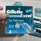 Vintage Women s Gillette Sensor Excel Razor Handle W  11 New Blades 1992 1996 H1