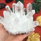 500-600g Large Natural White Clear Quartz Crystal Cluster Point Stone Healing Us