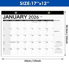 Desk Calendar 2026  Anti Ink Bleed  Transparent Cover  2026 Desk Calendars 18   