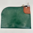 Deposit Guaranty National Bank Bag Green Locking Money Pouch Chicago Lock 2 Keys