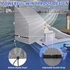 Waterproof  Boat Center Console Cover  600d Fade And Tear Resistant Grey