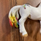 Schleich D-73527 2015 White Unicorn Rainbow Sparkle Mane Folklore Tail Mystical