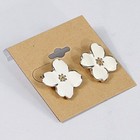 Pack Of 100 - Kraft Hanging Earring Cards  Necklace Cards Jewelry Display