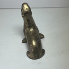 Vintage Brass Sea Lion Figure Figurine 3    Tall