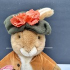 Vintage 1970s Benjamin Bunny Stuffed Plush Eden Beatrix Potter Storybook Rabbit