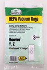 Hoover Type Y Z Hepa Vacuum Bags 3 Pack By Clean Obsessed Ch303 3 Windtunnel