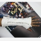 King Style Of Michael  Collection Adjustable Armbrace Glove White Bad Punk Dance