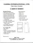 Pai-gow Video Poker Slot Machine Flyer 1990 s Casino Arcade Vintage Retro Gaming