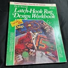 Latch hook Rug Design Pattern Book Vintage Brunswick