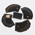 Diamond Waterproof Black Golden Cards Plastic Poker Playing Hd Deck Of Cards