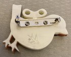 Erstwilder Mini Wind-up Whimsy Bird Brooch Acrylic Resin Toy Chick Pin