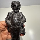 Honore Daumier The Scoffer Bonded Bronze Sculpture French Caricature Statue Vtg