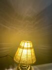 Vintage Citron Beaded Lamp Shade 4   x5   bohemian
