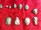 17 Pre Columbian Jadeite Stone Artifacts Mayan Culture Guatemala Rare