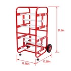 New Wire Rack Dispenser With Wheel Wire Spool Cart For Industrial Electrical