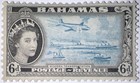 Travelstamps  1954 Bahamas Stamps Sc 165  6d  Qeii      Modern Transportation    mnh