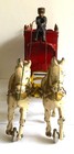 1940 s Kenton Cast Iron  overland Circus Polar Bear Wagon  Excellent Condition 