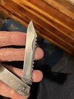 Vtg Cousin Willies Seymour Stainless Japan Hunting   Fishing Pocket Knife Wchain