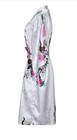 Silk Satin Floral Robe Women Kimono Short Bride Bridesmaid Bathrobe