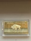 1 Oz -500mills Gold Buffalo Bullion Bars  999 Fine Gold