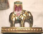 Old Pair Antique Ronson Elephant Bookends Metal Bronze Metalware Art Deco 1920s
