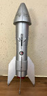 Vintage 1957 Astro Mfg Rocket Space Ship Mechanical Coin Bank Berzac Corp Works