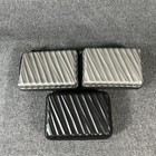 3 Tumi Mini Hard Shell Amenity Travel Hard Case For Delta Airlines Silver Black