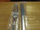 Christofle Knife Fork Set Of 2 Antique Silver