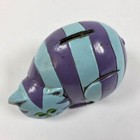Vintage Mod 60s Mcm Pride Creations Blue Cheshire Cat Bank Hand Painted Japan