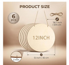 Wooden Discs  Unfinished Wood Circles For Crafts