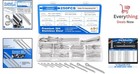 250pc Cotter Pin Assortment Kit 304 Stainless Steel Hardware Split Pins 12 Sizes