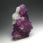   fluorite On Quartz - Denton Mine  Cave-in-rock  Illinois  Usa