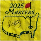 Rory Mcilroy Autographed 2025 Masters Pin Flag Pga Tour Jsa Beckett Coa