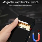 Metal Tobacco Holder Aluminum Cigarette Case Storage Pocket Box 18-20 Capacity