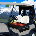 Heated Golf Cart Seat Cover with 4-zone Heating usb type-c Powered 3 Heat Levels