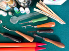 Vtg Large Lot Of Sewing Collectables  knitting  Tools  Buttons thimbles   More