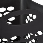 Mainstays Flex Square Laundry Hamper  Black  Adult 