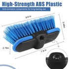 Car Wash Brush Head With Soft Bristle 8    Cleaning Blue 