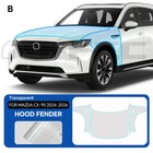 For Mazda Cx-90 2024-2026 Hood Fender Precut Paint Protection Film Gloss Ppf