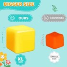 Slow Rising Stress Cube  8 Pack Fidget Toys For Kids Adults  Dough Squishy Balls