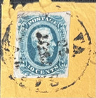 Csa - Confederate 1860   s Cover With Virginia Cancel -   12